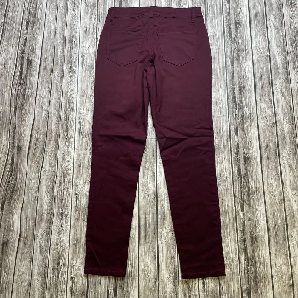 Love Fire Women’s Skinny Leg Chino Pants Burgundy Maroon Size 5 - Picture 2 of 11